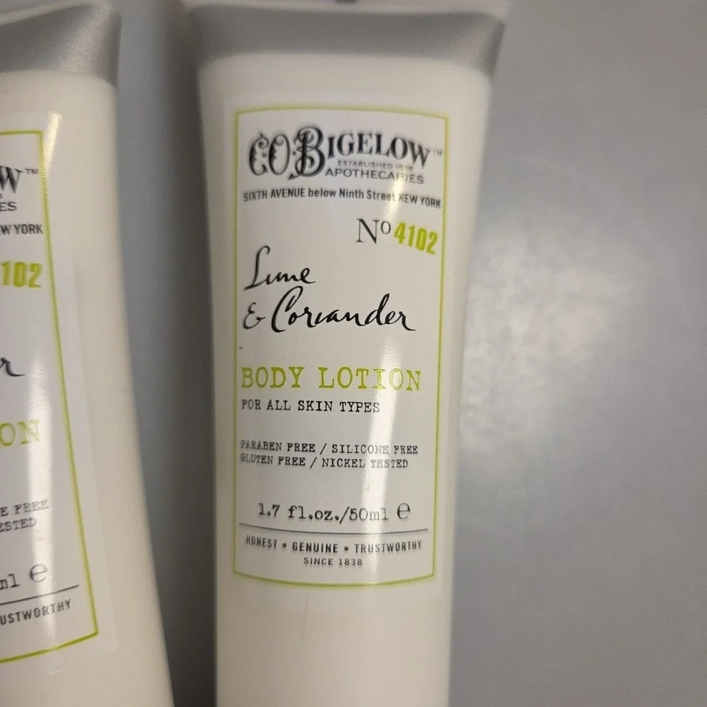 New NWT Bigelow Apothecaries Conditioner, Lime And coriander,‎ set If 2 Ea 1.7oz